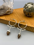 ooak topaz hoops