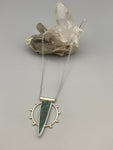 ooak malachite medallion